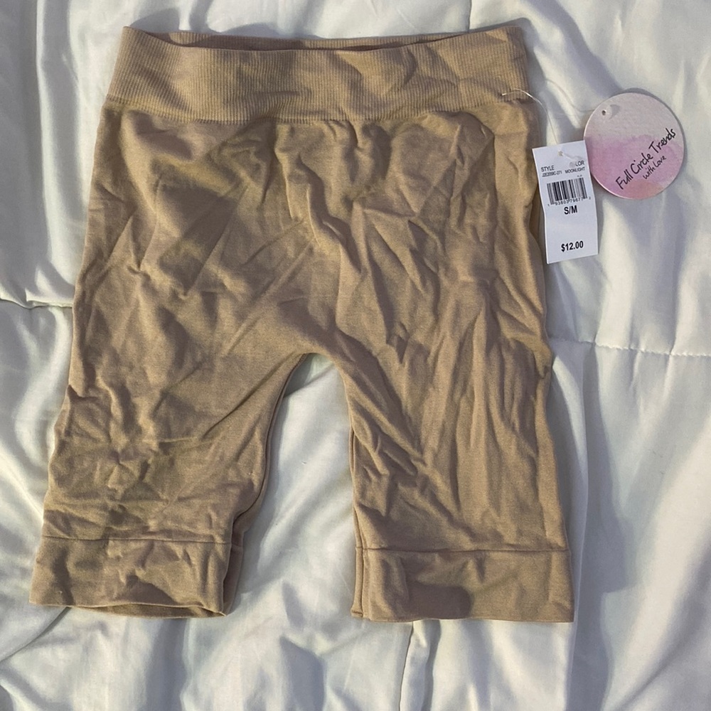 Full Circle Trends with Love Biker Shorts:Size S/M